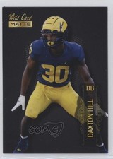 2022 Wild Card MATTE Black Daxton Hill #MB-30 Rookie RC c4h. rookie card picture