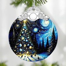 Starry Night Christmas Ornaments   Christmas Tree Decoration, Holiday Decor, X