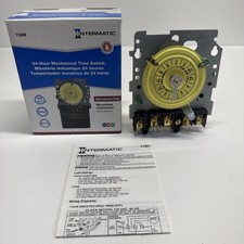 Intermatic T104M 24 Hour Mechanical Timer, Me...