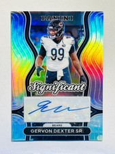 2024 Panini Football Gervon Dexter Sr. Significant Prizm Auto Bears