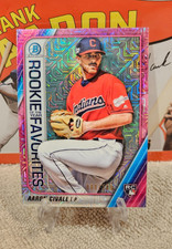 2020 Aaron Civale Bowman Chrome Purple Rookie Favs /199