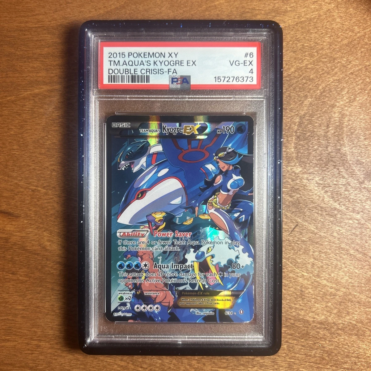 Kyogre Pokémon TCG Professional Sports Authenticator (PSA