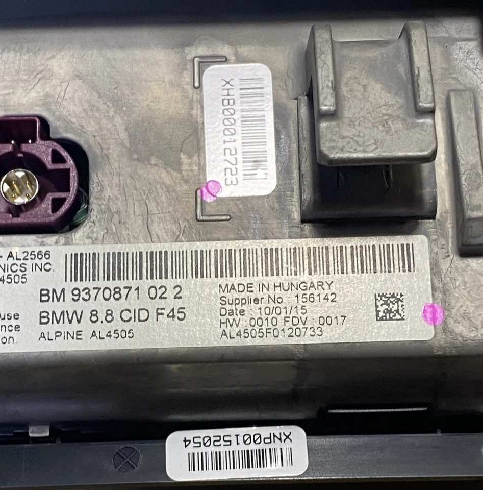 Pantalla de navegación BMW Serie 2 9370871 - Imagen 3 de 4