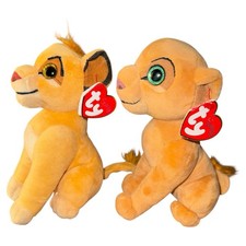 Ty Sparkle NALA & SIMBA (2019 Disney’s The Lion King) Small Plush NEW NWT