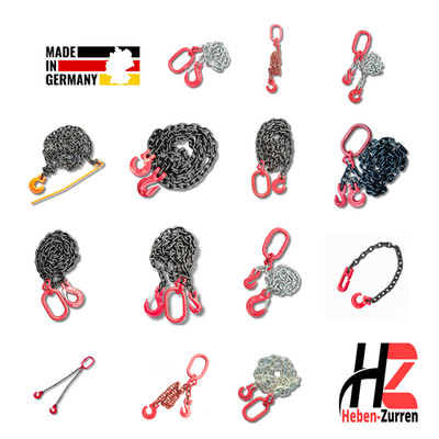 Forstkette 8mm GK8 EN 818-2 Rückekette Chokerkette 4000daN geprüft versch. Länge