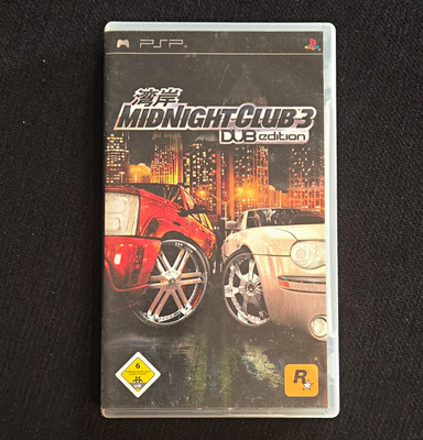 #54400500# Rockstar Games Midnight Club 3: DUB Edition PSP USK 6 PAL Handbuch