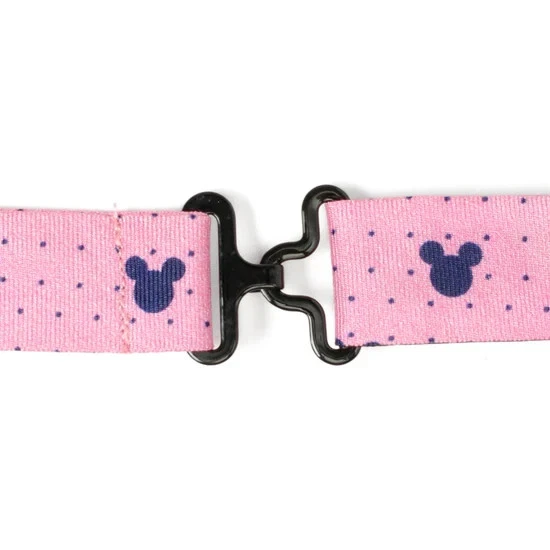 Pajarita preatada con silueta de punto rosa de Mickey Mouse de Disney Foto 4 de 4