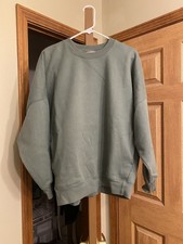 Tuff Athletics Olive Green Oversized Sweatshirt