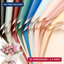 30 Sheets 10Colors Flower Bouquet Wrapping Paper  Florist Supplies Waterproof Flo