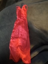 Vintage 1977 Superstar Barbie Mattel Original Pink Dress
