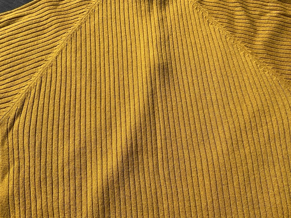 Suéter Acanalado Vintage BARDONI Manga Corta Cuarto Cremallera XL Foto 4 de 4