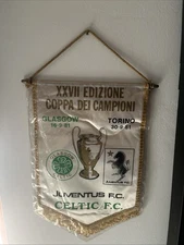 Gagliardetto(Pennant) Coppa Dei Campioni 1981 Juventus - Celtic