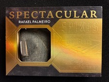 2023 Leaf Superlative RAFAEL PALMEIRO Spectacular Spikes Game-Used Cleat