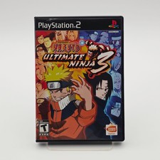 Naruto Ultimate Ninja 3 PlayStation 2 Authentic Tested No Manual