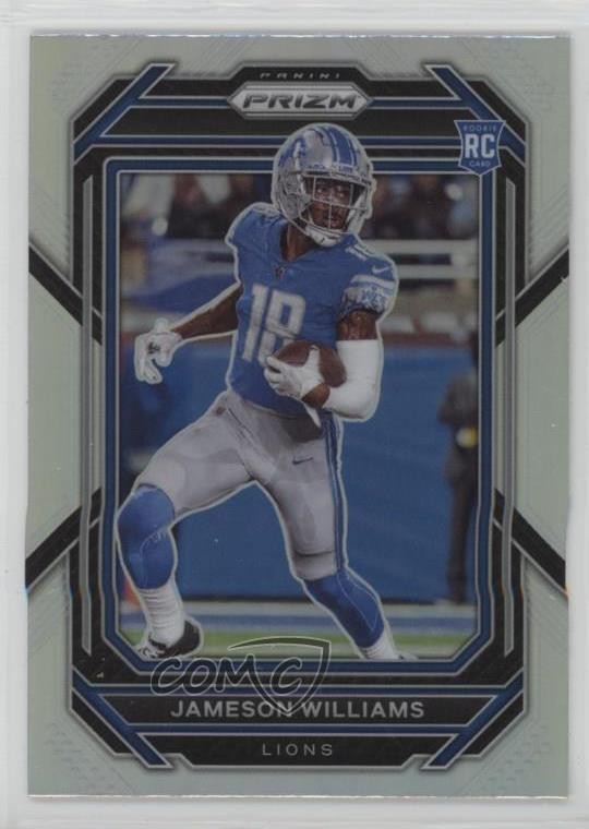2022 Panini Prizm Rookies Silver Prizm Jameson Williams #311 2wr