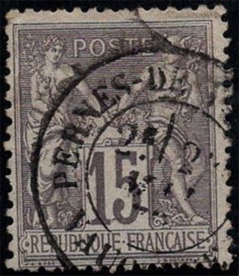Frankreich 1876 Yv. 66 gebraucht 80% 15. c, SAGE.