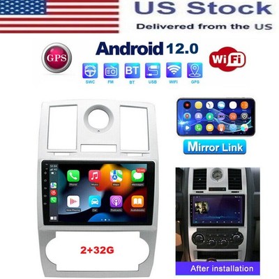 Android 12 CarPlay For Chrysler 300C 2004-07 Car Stereo Radio GPS Navi 2Din WiFi