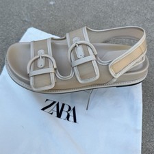 Las mejores ofertas en Sandalias para mujer Zara planas (menos de