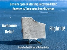 SpaceX Starship Historic Flight 10 Super Heavy Booster 16 Relic (Sm) Insul Panel