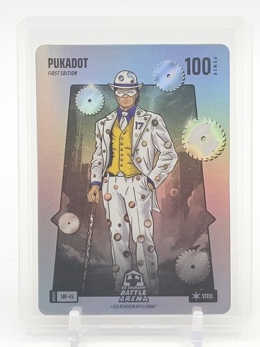 PUKADOT PUKA NACUA 2025 BO JACKSON BATTLE ARENA FIRST ED#SBF-45 STEEL Q3735
