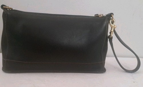 Vintage 90s Coach E0C-9311 Black Leather Bleecker Demi Baguette Bag w/COA by Coach, Size 90, $89.95 - Photo 2