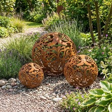 Boule de jardin rose