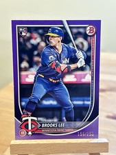 MLB Mn Twins Brooks Lee RC #/250 Topps Bowman 2025 Purple Refractor