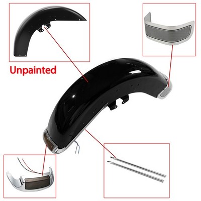 Unpainted Front Fender Fit For Harley Electra Glide Ultra Classic 14-23