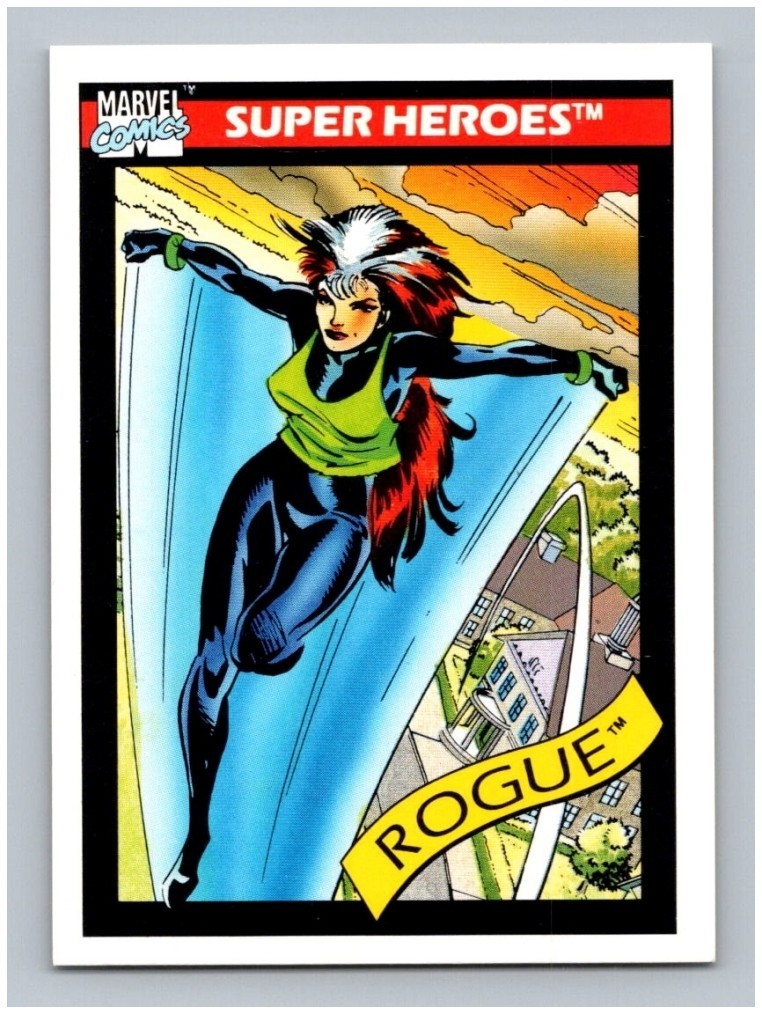 1990 Marvel Universe Series 1 #41 Rogue Super Heroes Impel X-Men Trading Card