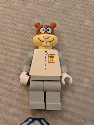 Lego Minifigur SpongeBob Sandy Cheeks weiß grau Raumanzug ohne Helm 3831 bob012