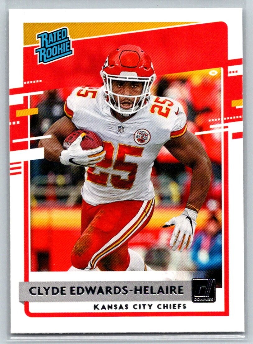 2020 Panini Donruss - Rated Rookie #321 Clyde Edwards-Helaire (RC) Chiefs