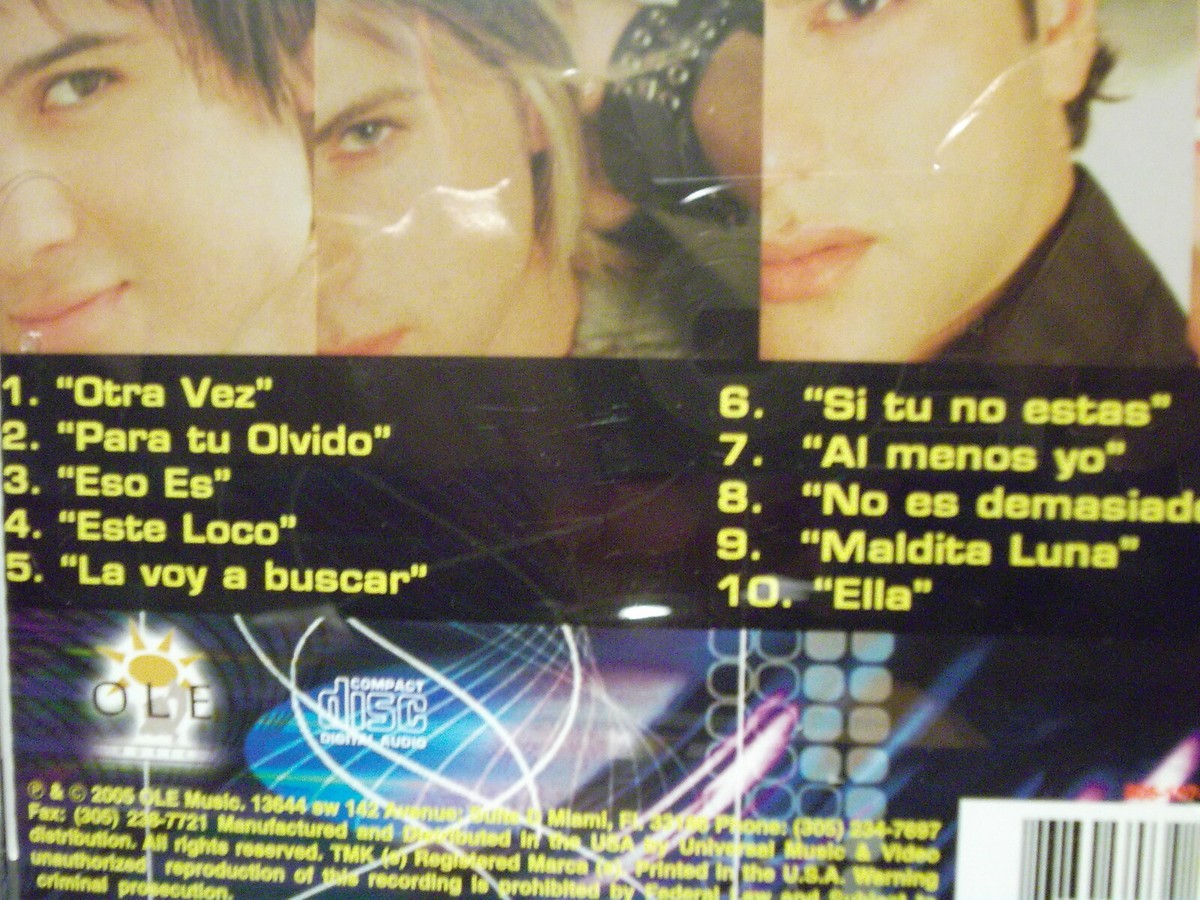 Otra Vez by Menudo, MDO (CD, Jan-2005, Ole Music) Menudo