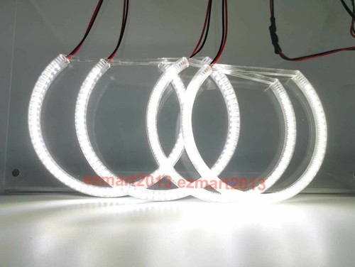 LED halo rings for BMW E60 E61 LCI 08-10 headlight angel eyes Demon Corona DRL - Picture 11 of 48