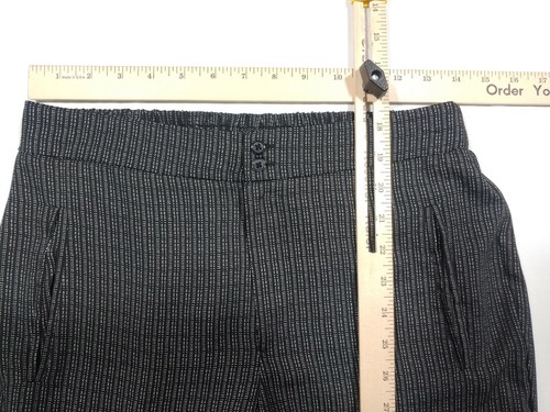 Covington Pants Womens Small Black Straight Elastic Waist Pockets Chinos Dress - Picture 10 of 12