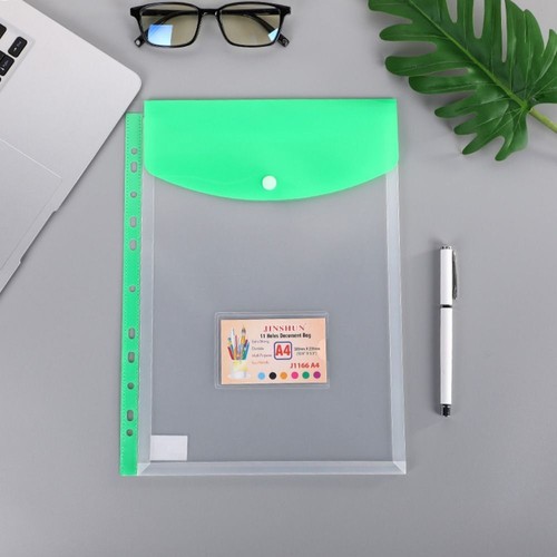 A4 erweiterbare Ordnertasche für 2/3/4 Ringordner Kunststoff Umschlag Dateiordner; - Bild 8 von 12