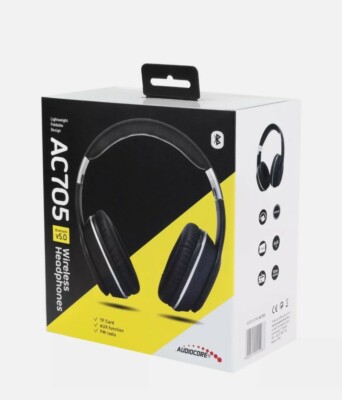 Casque Audio Sans Fil 1100 Series - Noir, Supra-auriculaire, Jack 3,5mm - Neuf
