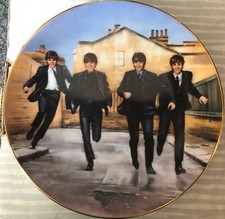 The Beatles Delphi Hard Days Night China  Plate Apple 1992  Box certificates