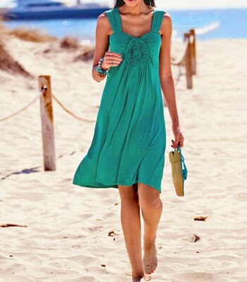 Designer Kleid von Ashley Brooke/ heine   Größe 44  NEU