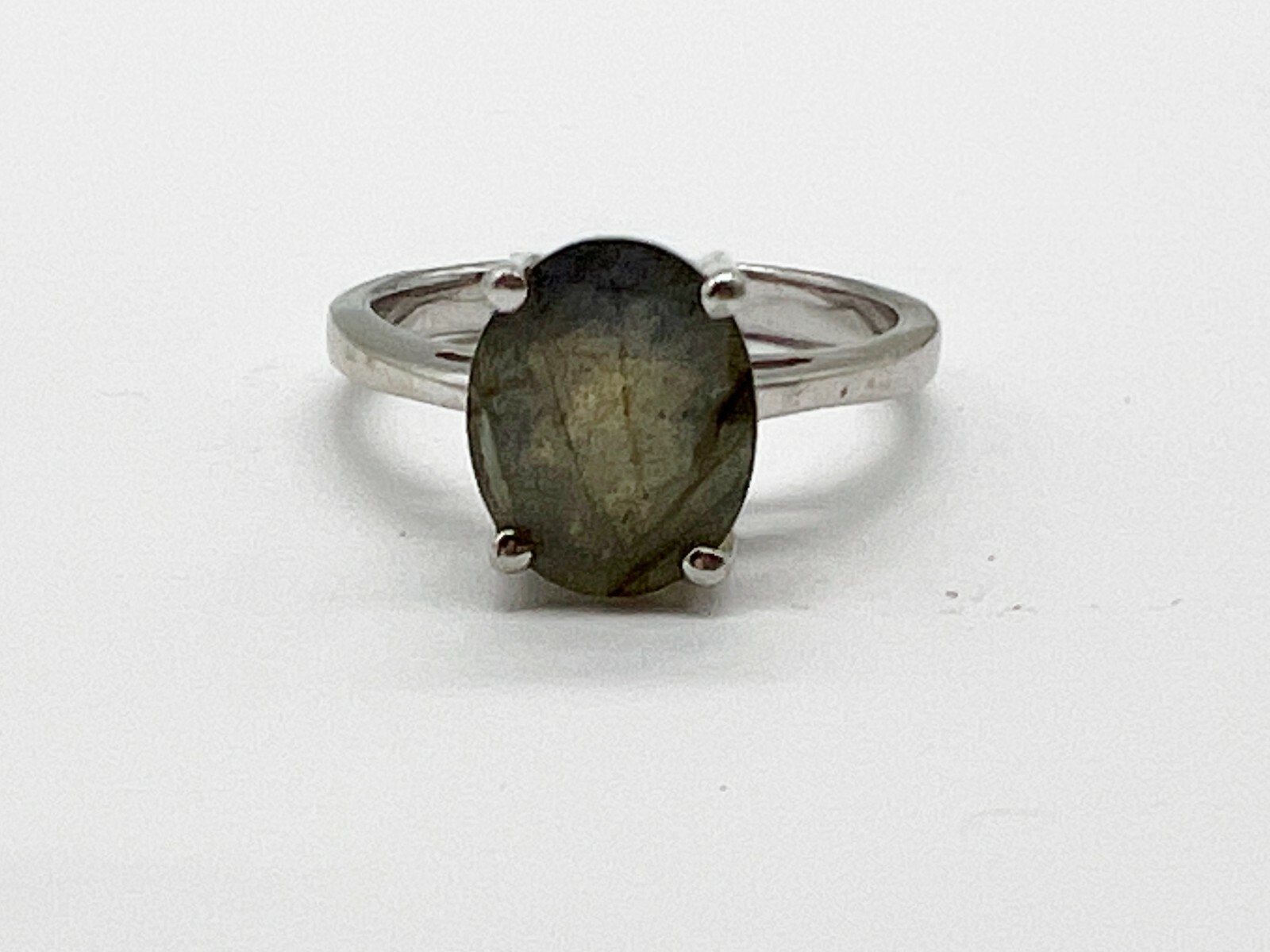 SOLID SILVER 2.25CT LABRADORITE LIMITED EDITION W… - image 1