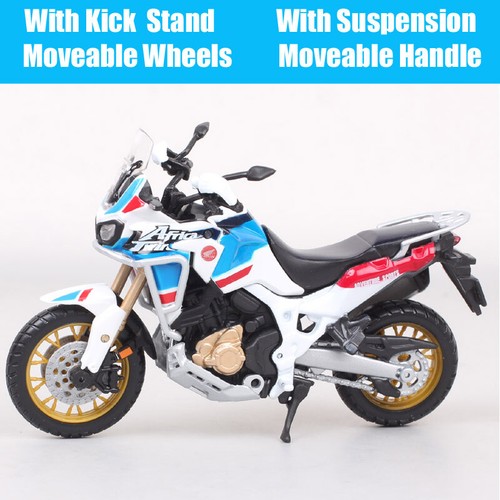 Bburago 1/18 Honda Africa Twin Adventure Touring Motorrad Druckguss Modell Spielzeug - Bild 3 von 12