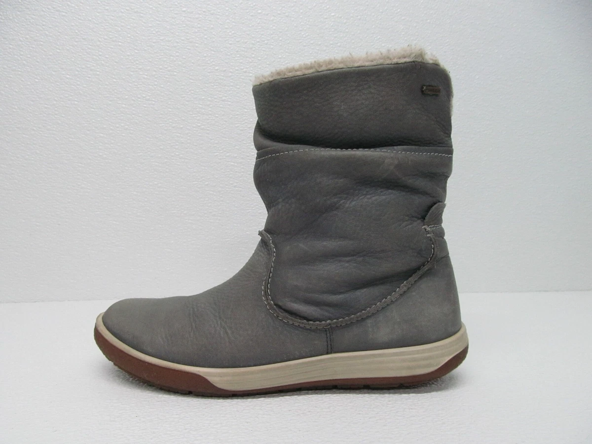Ecco fur deals lined boots