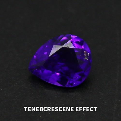 Natural Color Change Hackmanite 0.28 Carat 5.5x4.5 MM Pear Shape Faceted Gem - Picture 4 of 10