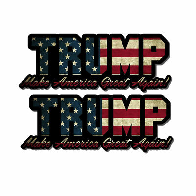 x2 Two Pack Lot Re-Elect TRUMP 2020 Sticker Decal MAGA #4