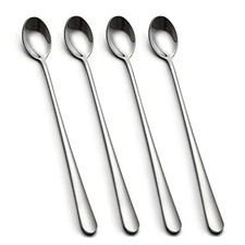 Long Handle Iced Tea Spoons, 9-Inch Long Handle Tea Spoons,Coffee Spoon,Set of 4