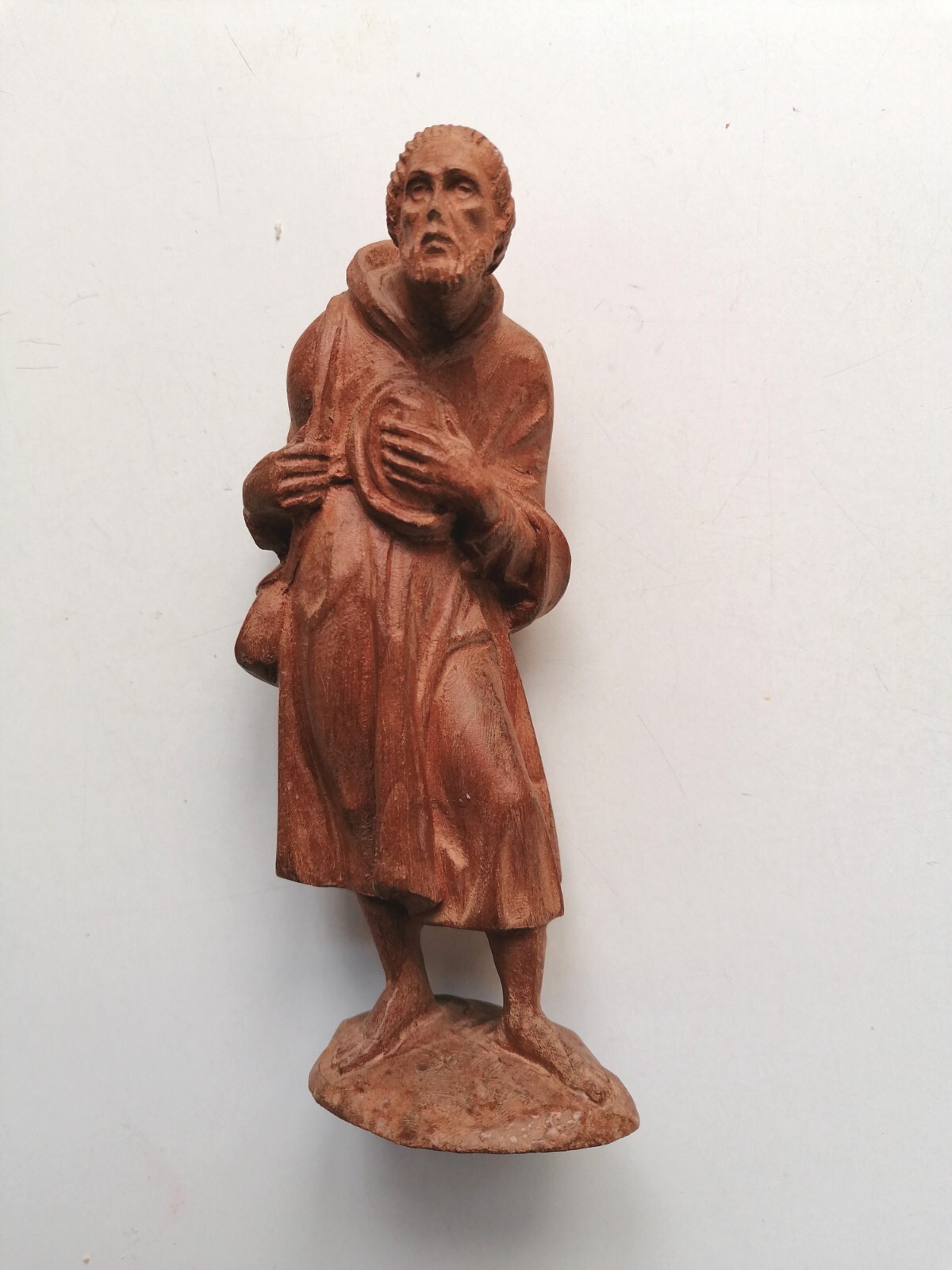 ANRI Kuolt Krippenfigur - Schäfer Natur 15 cm, alte Serie.