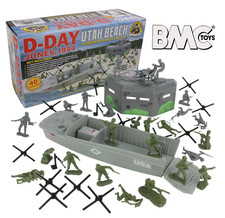 BMC D-Day WWII Utah Beach Playset