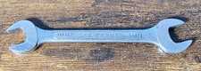 S-K WAYNE WRENCH #0-2224 DBL OPEN END WRENCH 11/16" X 3/4" WRENCH MADE IN USA