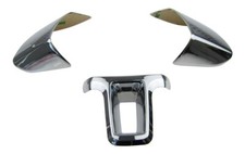 Für VW Golf 6 IV Jetta Polo 6R ALU Lenkrad Abdeckung Blenden Clip Chrom im 3tlg