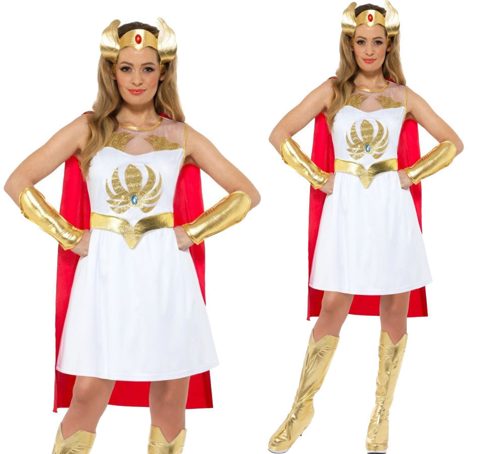She Ra Elegant Free shipping Costume Masters of Universe Superhero Man He F...