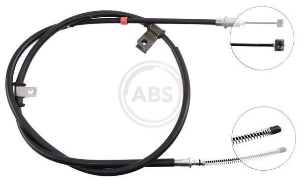 Rear Right Handbrake Cable A.B.S. K14878 for Mitsubishi Galant FTO 1994-2004